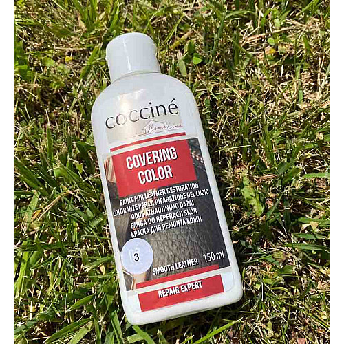 Краска для восстановления кожи Coccine COVERING COLOR 150мл белая 1228