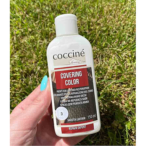Краска для восстановления кожи Coccine COVERING COLOR 150мл белая 1228