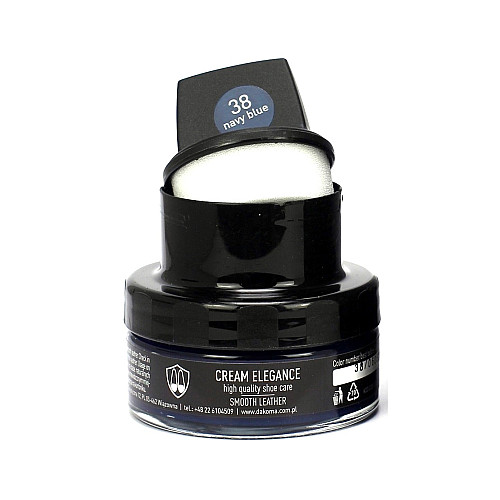 Крем для взуття з губкою Coccine Cream Elegance Синій 50 мл 1982