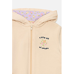 Толстовка для девочки 116 бежевый Pengim ЦБ-00232373