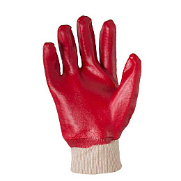 Перчатки захисні з покриттям ПВХ Lahti Pro 2401 10(XL) червоні