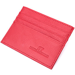 Кард-кейс из натуральной кожи ST Leather 22445 Красный