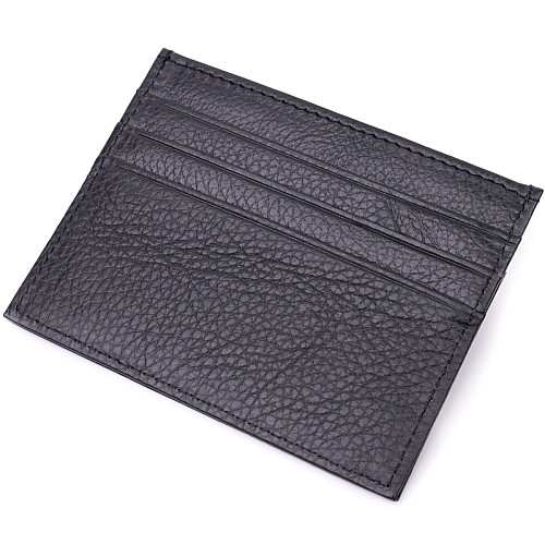 Кард-кейс з натуральної шкіри ST Leather 22447 Чорний