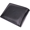 Мужський гаманець-зажим з натуральної шкіри ST Leather 22460 Чорний