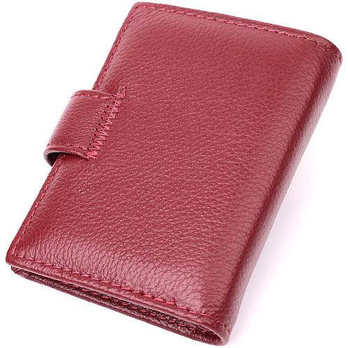 Визитница из натуральной кожи ST Leather 22468 Бордовый