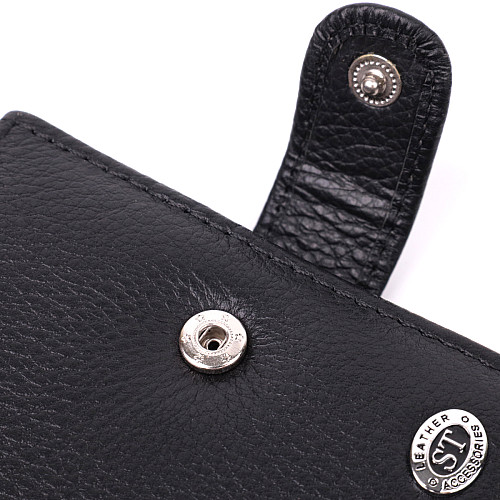 Визитница из натуральной кожи ST Leather 22469 Черный