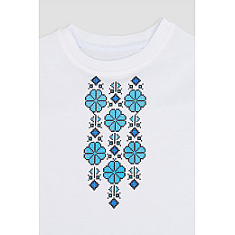 Вишиванка з коротким рукавом для дівчинки Brands 134 Білий ЦБ-00251115 (SKT000995620)