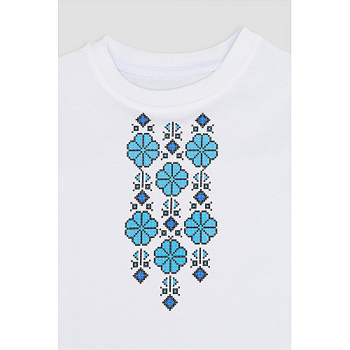 Вишиванка з коротким рукавом для дівчинки Brands 146 Білий ЦБ-00251115 (SKT000995622)