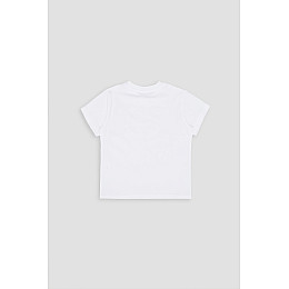 Вышиванка с коротким рукавом для девочки Brands 128 Белый ЦБ-00251116 (SKT000995630)