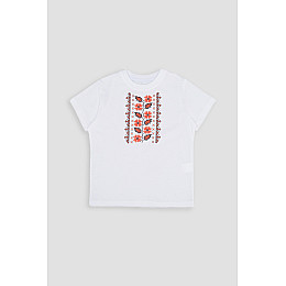 Вишиванка з коротким рукавом для дівчинки Brands 134 Білий ЦБ-00251116 (SKT000995631)