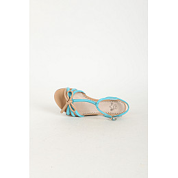 Сандалії жіночі Mie Scarpe 36 Голубий (CC-CH943_LBlue-Beige)