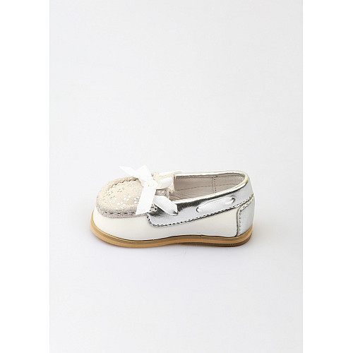 Мокасины для девочки Flamingo 20 Белый (PK-QT3727-White)