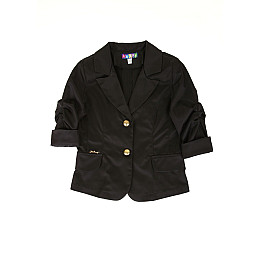 Пиджак для девочки LARSY 128 см Черный (GT-2108-Black)