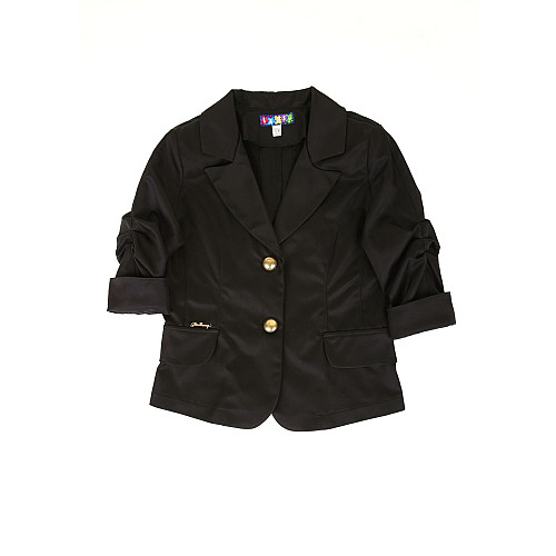 Пиджак для девочки LARSY 128 см Черный (GT-2108-Black)