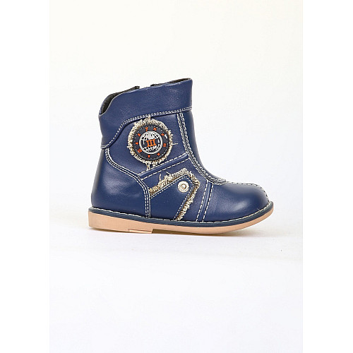Сапожки для хлопчика Шалунишка 22 Синій (JM-7309-Navy-blue)