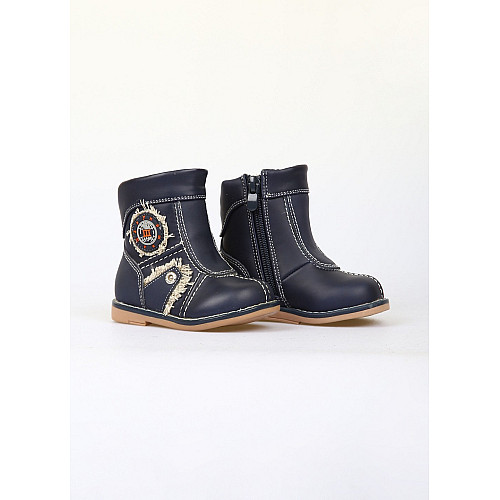Сапожки для мальчика Шалунишка 21 Синий (JM-7310-Navy-blue)