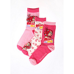 Носки для девочки Mia and Me 35 3 пары Розовый (GDG-1246-27-Pink)