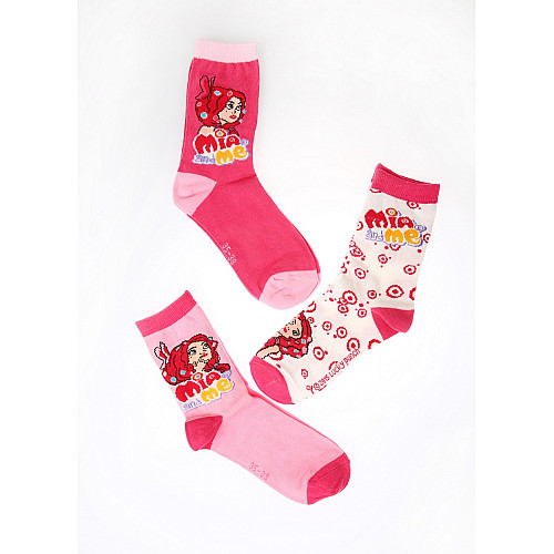 Носки для девочки Mia and Me 35 3 пары Розовый (GDG-1246-27-Pink)