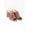 Мюли жіночі Kluchini 37 Бежевий (KVG-5048-Dark-beige)