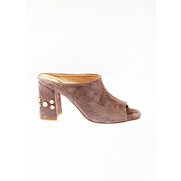 Мюли женские Kluchini 37 Бежевый (KVG-5048-Dark-beige)