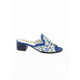 Мюли женские Kluchini 37 Синий (KVG-4964-Blue)