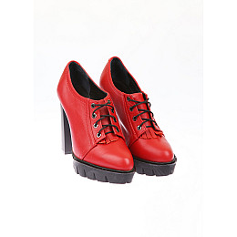 Ботильони жіночі Kluchini 37 Червоний (KVG-1643-Red)