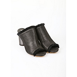 Сабо женские Kluchini 37 Черный (KVG-5238-Black)