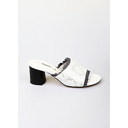 Мюли женские Kluchini 37 Белый (KVG-5124-White)