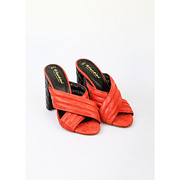Мюлі жіночі Kluchini 37 Червоний (KVG-4874-Red)