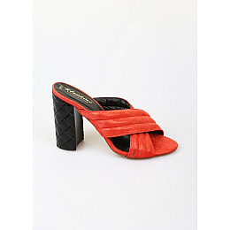 Мюли женские Kluchini 37 Красный (KVG-4874-Red)
