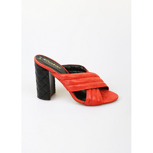Мюлі жіночі Kluchini 37 Червоний (KVG-4874-Red)