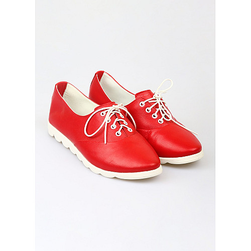 Мокасины женские Forever 37 Красный (SIV-1524-Dark-red)