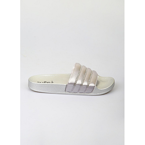 Шлепанцы женские SOPRA 37 Серебряный (SIV-125622-Silver)