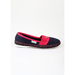 Мокасини жіночі Motivo 36 Синій (LN-145022-Navy-blue)