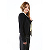 Піджак жіночий Bershka S Чорно-білий (LN-9119-Black-and-white)