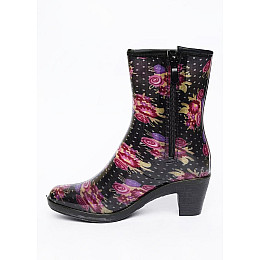 Резиновые сапоги женские Dual 39 Черный (PVM-150739-Black)