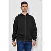Кофта мужская на флисе с капюшоном AGER Черный XXL (244R2493)