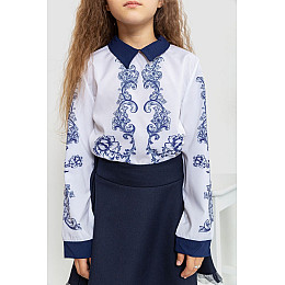 Блуза для девочек AGER 146 см Сине-белый (172R026)