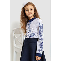 Блуза для девочек AGER 146 см Сине-белый (172R026)