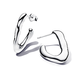 Серебряные серьги No Brand открытые Треугольники 293290C00