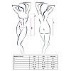 Платье и трусики Passion MADDIE CORSET XXL/XXXL Black (EL12603)