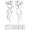 Комплект белья и пояс для чулок Passion OFELIA SET WITH OPEN BRA XXL/XXXL белый (EL13203)