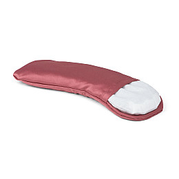 Подушка для очей Bodhi Mako-Satin з лавандою рожевий 23х11 см