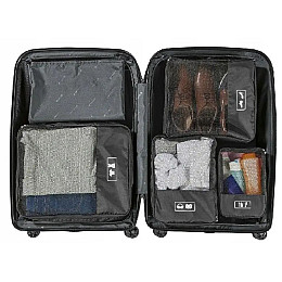 Набір з 4-х дорожніх органайзерів TOPMOVE Traveler Чорний (IAN454029)