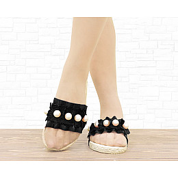 Шлепанцы Jewel 2695-BLACK 40 Черный (3353527)