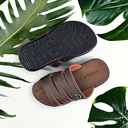 Шлепанцы Dago X001-BROWN 26 Коричневый (32143634)