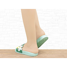 Шлепанцы No brand H125-G 36 Зеленый (3315408)