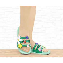 Шлепанцы No brand H125-G 38 Зеленый (3335408)