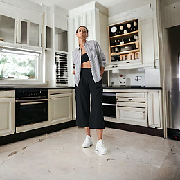 Рубашка No brand 953399-BW 42 Черно-белый (91496859)