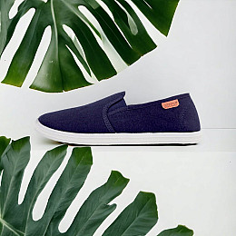 Слипоны No brand L0001-DB 36 Темно-синий (3317028)